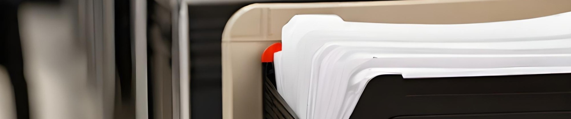 This is an image of an article about how to Reduce Paper Dependency | iCabinet